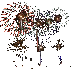 Chrome Fireworks Display Finale